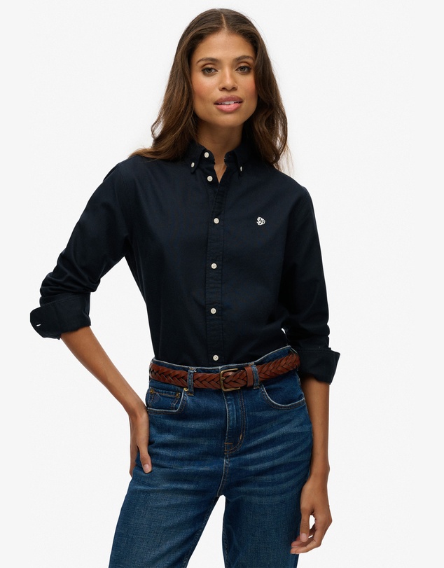Superdry - Slim Oxford Long Sleeve Shirt
