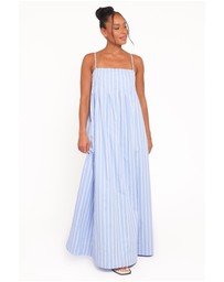 Petal & Pup - Arletta Maxi Dress - Blue Stripe