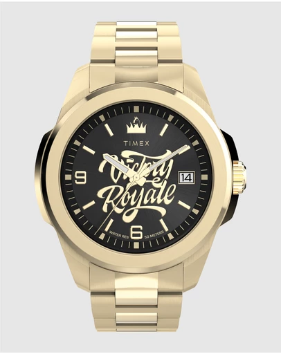 TIMEX - Timex x Fortnite Essex 45mm Stainless Steel Bracelet Watch
