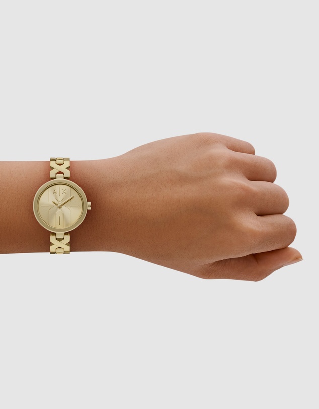 Armani Exchange - Gold Tone Analogue Watch