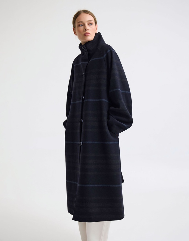 Oxford - Edi Wool Funnel Collar Coat