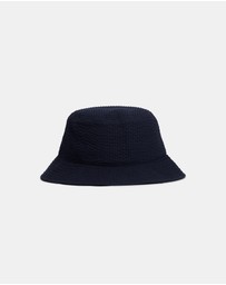 Tommy Hilfiger - Kids' Wavy Flag Seersucker Bucket Hat