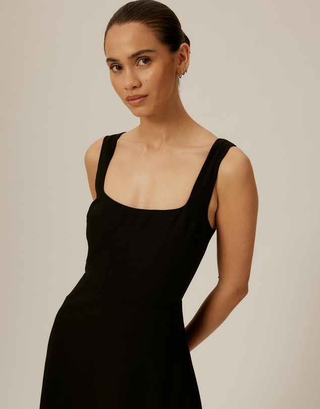 Tussah - Square Neck Midi Dress