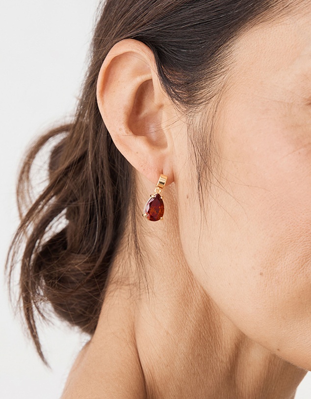 Forcast - Rouge Stone Earrings