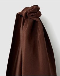 M.N.G - Asymmetrical Dress With Knot Strap