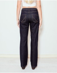Soon Maternity - High Rise Straight Leg Jeans
