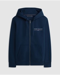 Tommy Hilfiger - Logo Terry Zip-Thru Hoody
