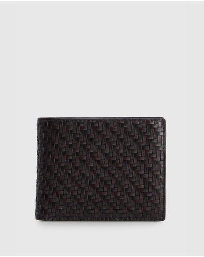Evity - RFID Logan Leather Weave Bifold