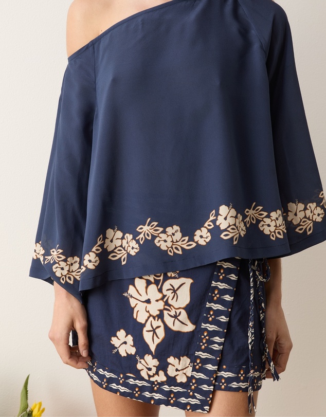 BOTEH - Palmetto Mini Wrap Skirt