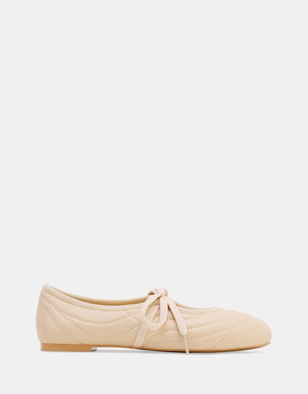 JW PEI - Erika Topstitching Lace-up Ballet Flats