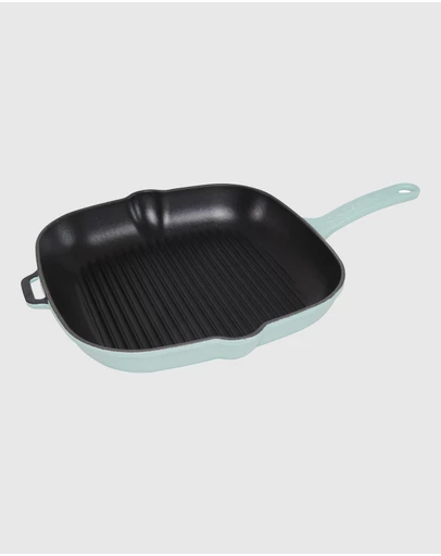 Chasseur - Square Grill 25cm - Duck Egg Blue