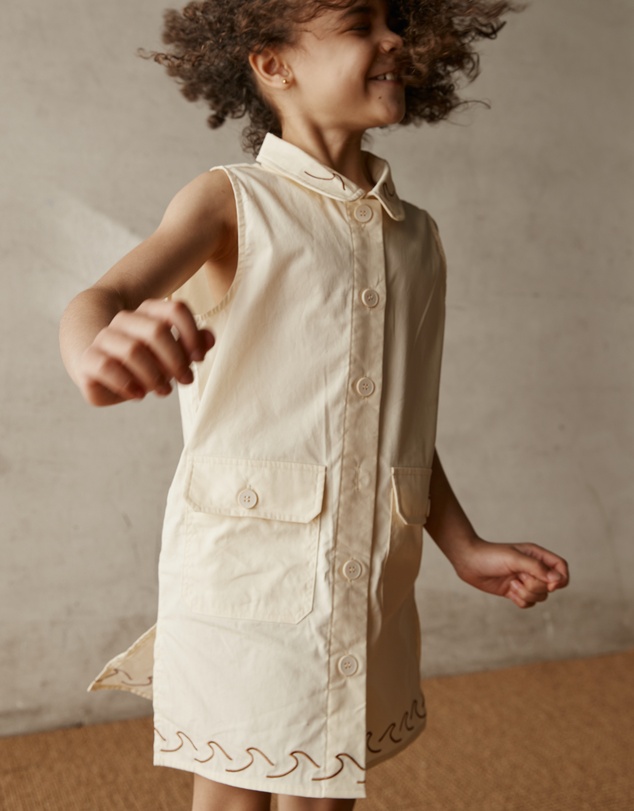 Alfred - Earl Shirt Dress | Cream