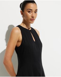 Calli - Heeley Cotton Linen Blend Midi Dress