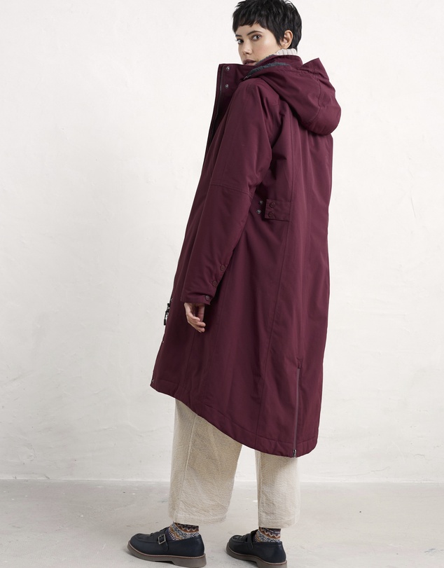 Seasalt - Seasalt Cornwall Purple Janelle Coat