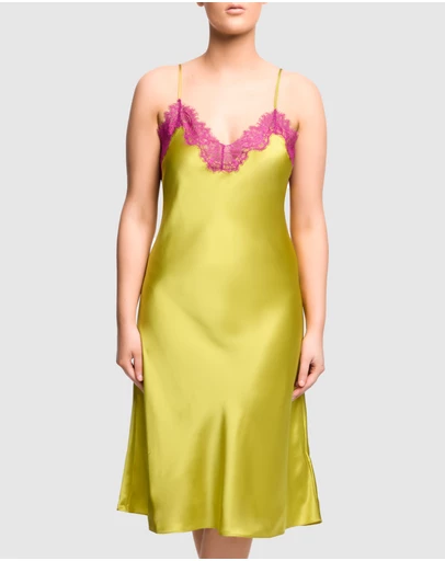 Sainted Sisters - Scarlett Silk Long Chemise