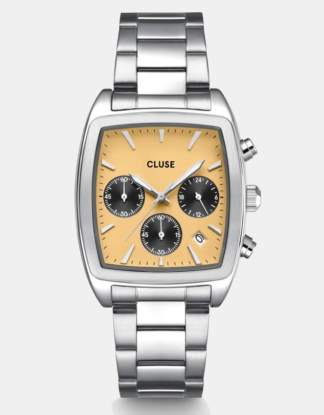 Cluse - Quartaut Chrono Yellow/Silver Link