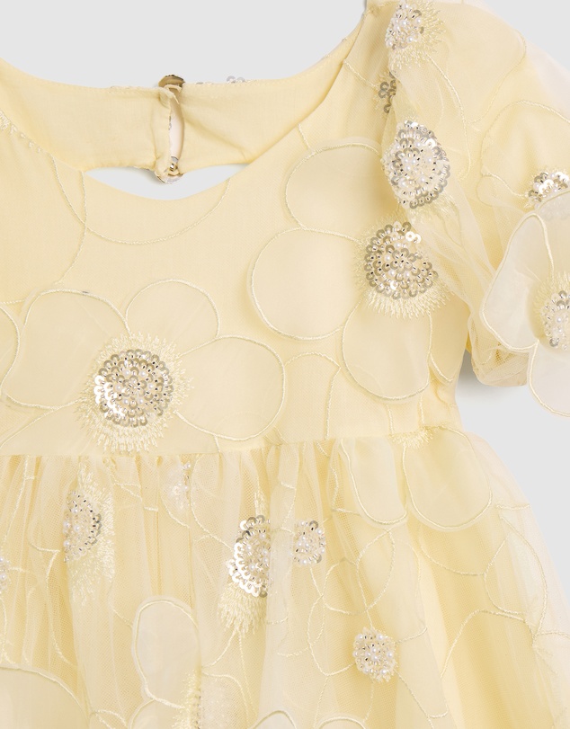 Bardot Junior - Jamie Flower Heart Mini Dress - Kids-Teens