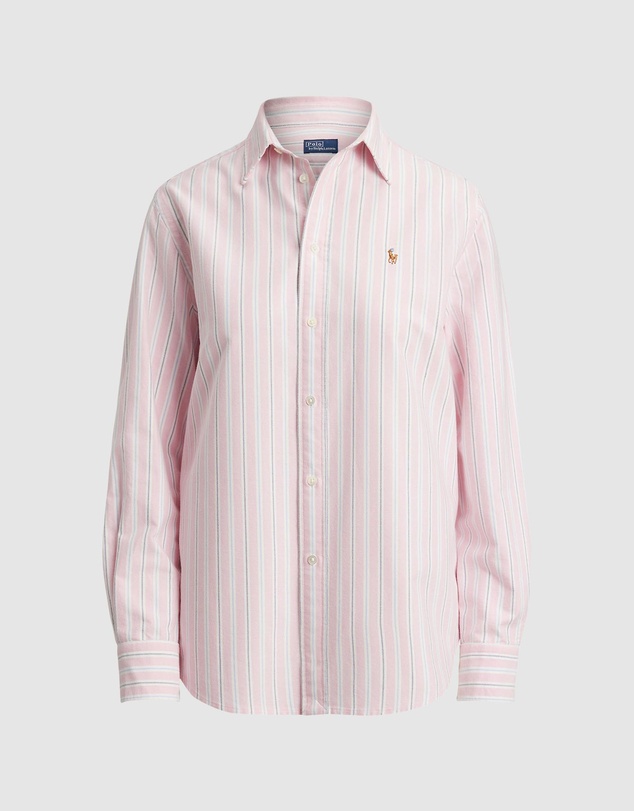 Polo Ralph Lauren - Classic Fit Striped Cotton Oxford Shirt - The ICONIC Exclusive