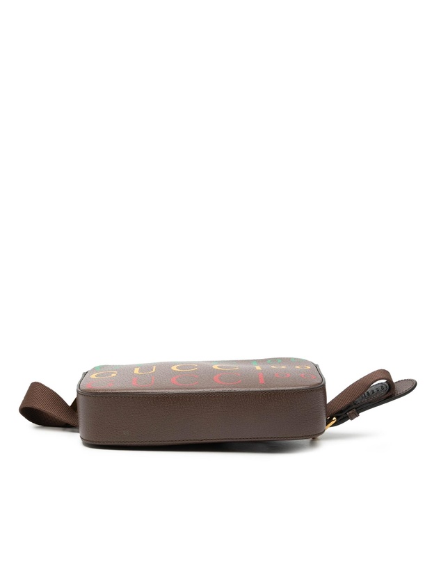Pre-Loved by Azura Reborn - Pre-Loved 100th Anniversary Textured Dollar Calfskin Logo Belt Bag