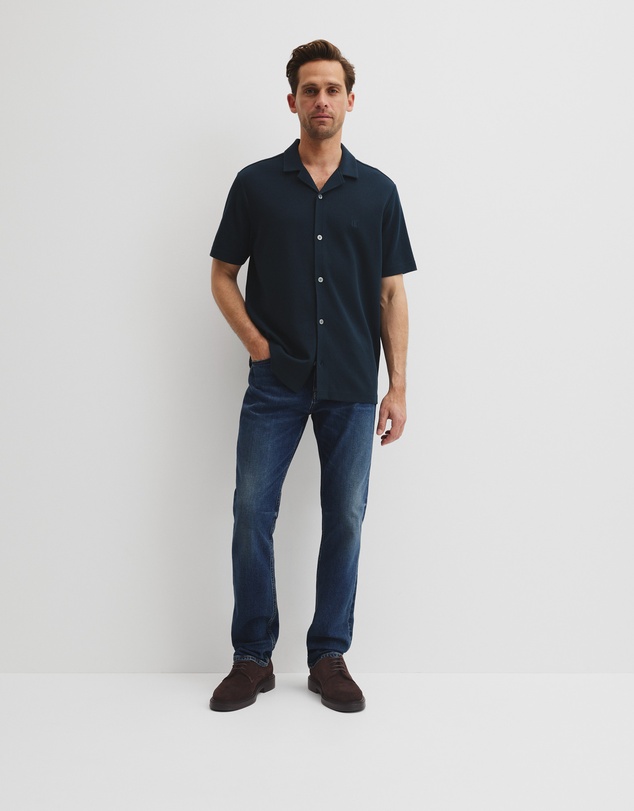 Country Road - Australian Cotton Textured Short Sleeve Shirt
