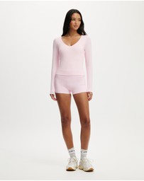 Cotton On Body Active - Ultra Soft Scoop Neck Long Sleeve