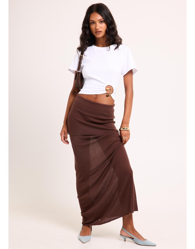 Alice In The Eve - Milano Sheer Maxi Skirt