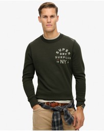 Superdry - Slim Fit Surplus Graphic Crew