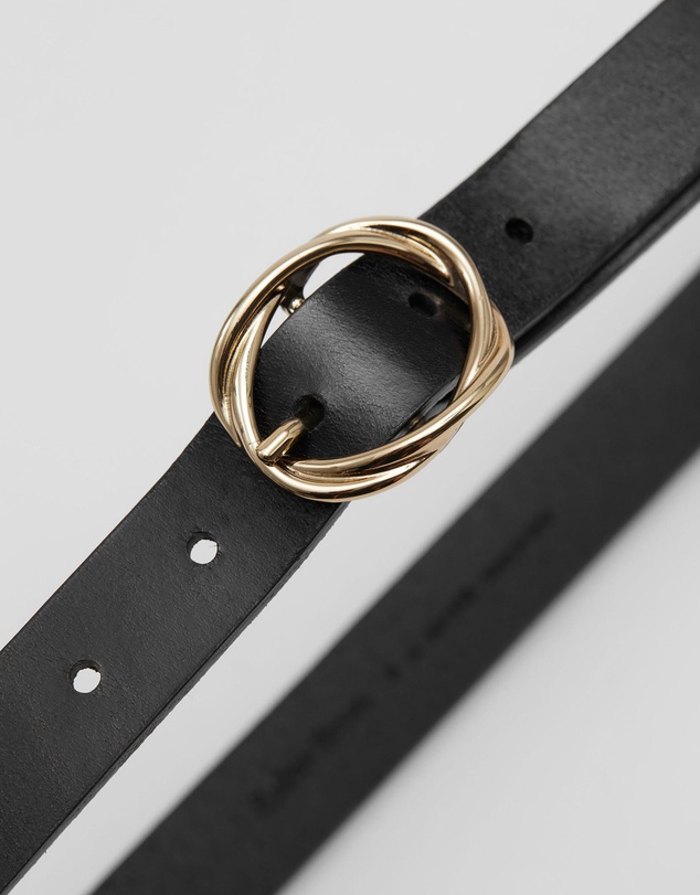 & Other Stories - Knot-Buckle Leather Belt