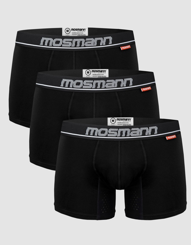 Mosmann - 3-Pack Mens Bamboo Trunks - Ulysses