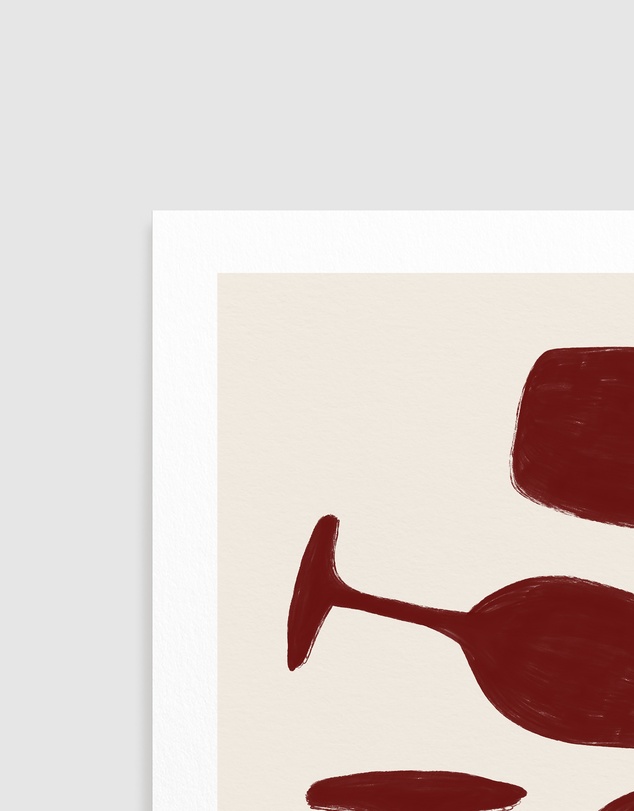 Olive et Oriel - Wine Not? by Tara Royle Art Print