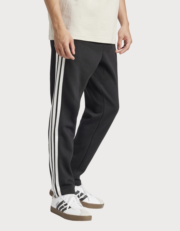 adidas Sportswear - Essentials 3-Stripes Fleece Pants Open Hem Mens