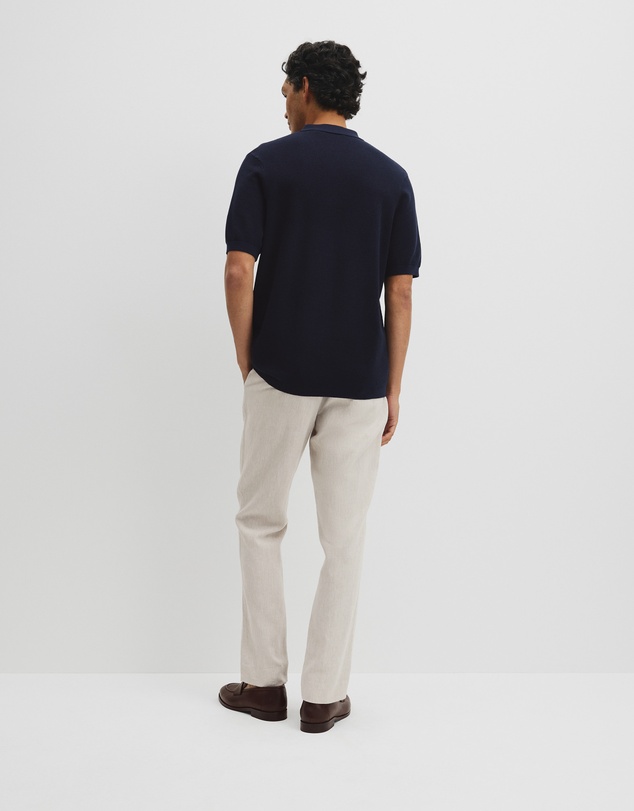 Country Road - Short Sleeve Good Earth Cotton Pique Knit Polo