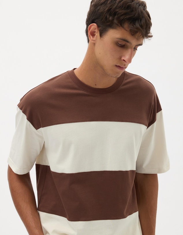 AERE - Block Stripe Tee