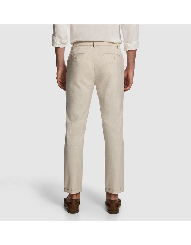 yd. - Rafael Check Slim Chino