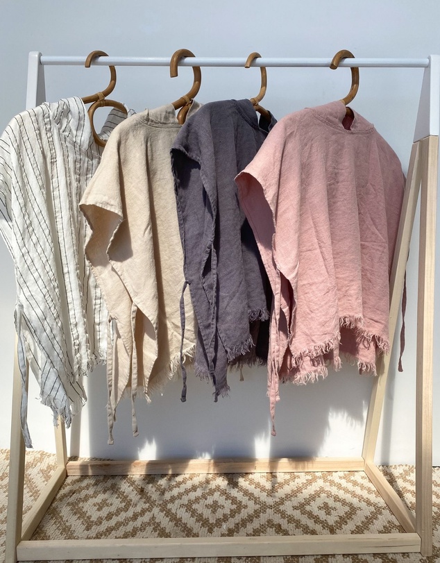 Anchor & Arrow - Linen Hooded Poncho Towel