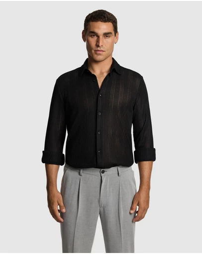 yd. - Enrique Textured Shirt