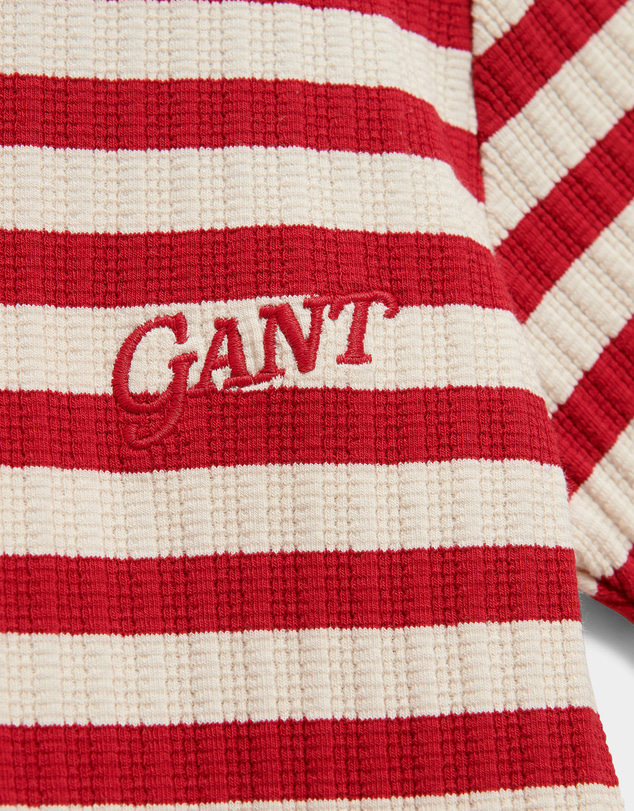 Gant - Textured Stripe Tee