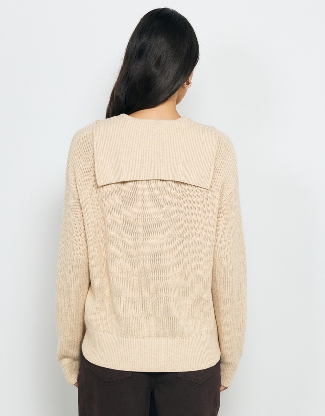 AERE - Lilo Cotton Wool Polo Knit
