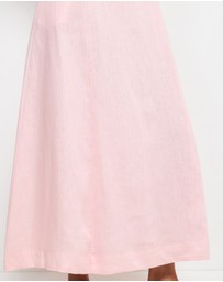 AERE - Fern Linen Maxi Dress