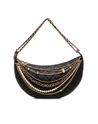 Pre-Loved by Azura Reborn - Pre-Loved Quilted Lambskin All About Chains Hobo