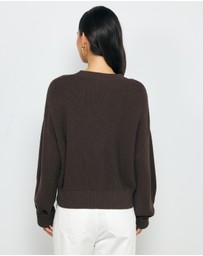 AERE - Cotton Cashmere Blend Relaxed Jumper