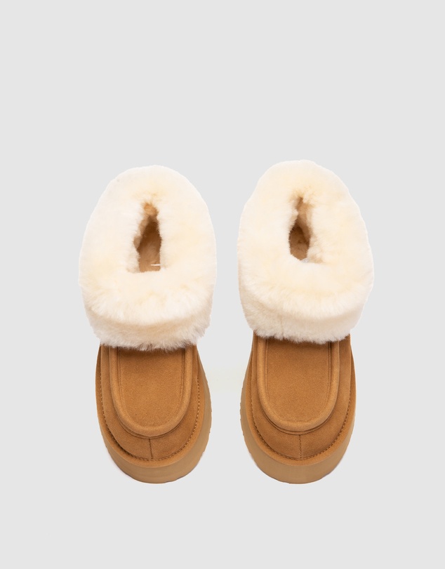 EVERAU - EverAU Ugg Loofee Cow Suede Upper UGG Boots