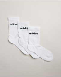 adidas Performance - 3-Pack Linear Crew Socks - Kids