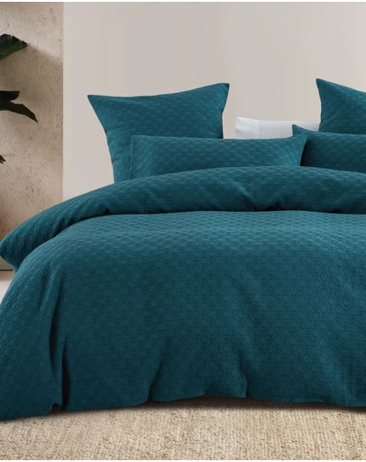 Bambury - Luna Jacquard Polycotton Quilt Cover Set