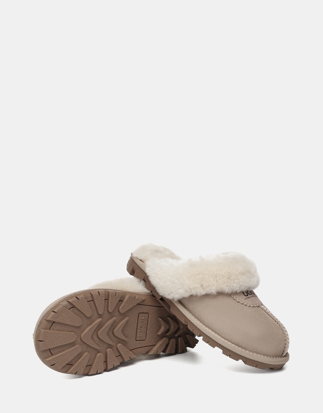 EVERAU - Australian Shepherd Ugg Waffle Slipper Sheepskin Upper House Shoes