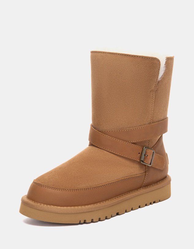 EVERAU - Australian Shepherd Ugg Short Halvik Cow Suede Upper UGG Boots