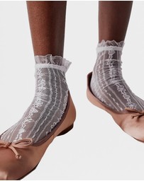 High Heel Jungle - Frill Neck Sock