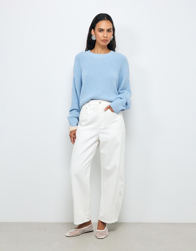 AERE - Cotton Cashmere Blend Relaxed Jumper