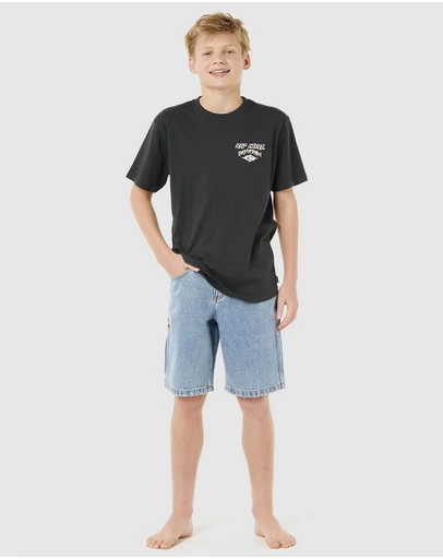 Rip Curl - Hyped Up Denim Walkshorts - Teens