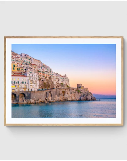 Inka Arthouse - Amalfi Sunset Italy Art Print